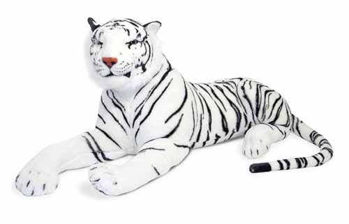 Мягкая игрушка "Белый тигр", 170 х 51 см.  